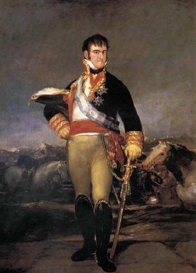 Francisco Jose de Goya Portrait of Ferdinand VII Sweden oil painting art